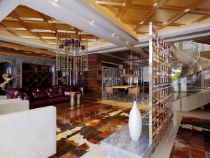 deluxe modern living room 1826 3D 모델