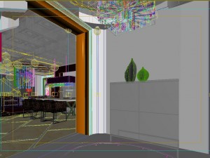 deluxe modern living room 1826 3D 모델
