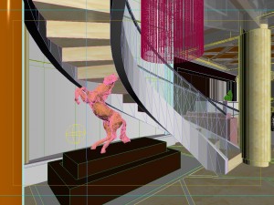 deluxe modern living room 1826 3D 모델