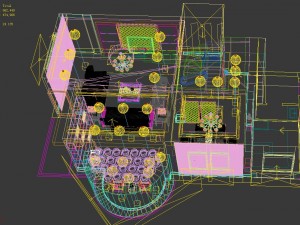 deluxe modern living room 1827 3D Model