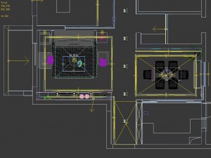 deluxe modern living room 1828 3D Модель