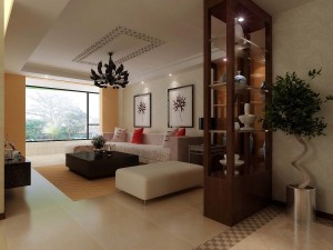 deluxe modern living room 1829 3D 模型