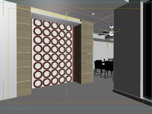 deluxe modern living room 1832 3D Model