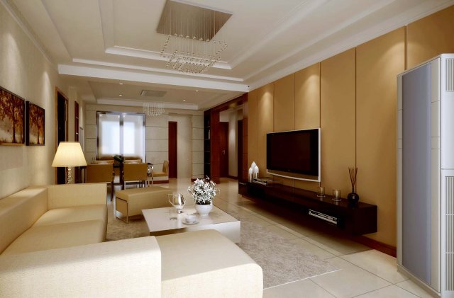 deluxe modern living room 1833 Modello 3D .c4d .max .obj .3ds .fbx .stl .blend