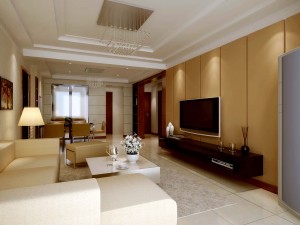 deluxe modern living room 1833 3D Модель