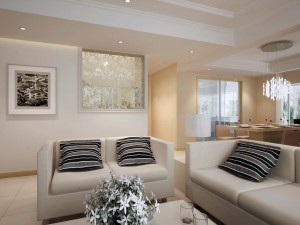 deluxe modern living room 1834 Modelo 3D