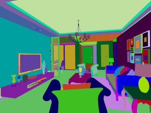deluxe modern living room 1835 3D Model