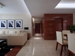 deluxe modern living room 1836 Model 3D