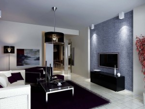 deluxe modern living room 1837 3D Model
