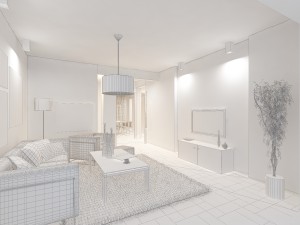 deluxe modern living room 1837 Modèle 3D