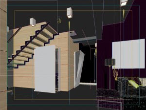 deluxe modern living room 1838 Modelo 3D