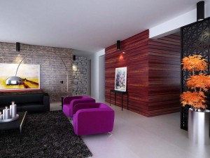 deluxe modern living room 1839 3D-Modell