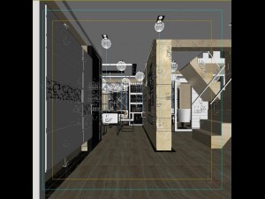 deluxe modern living room 1841 3D Model