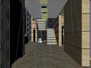 deluxe modern living room 1842 Modèle 3D
