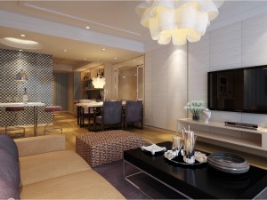 deluxe modern living room 1845 3D Model