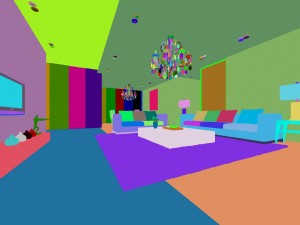 deluxe modern living room 1846 3Dモデル