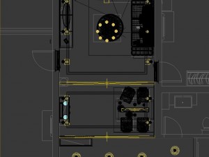 deluxe modern living room 1853 3D मॉडल