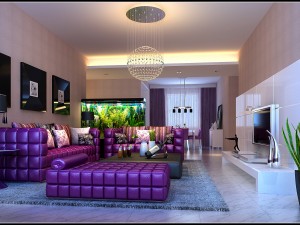 the luxurious modern living room is 1860 3D मॉडल