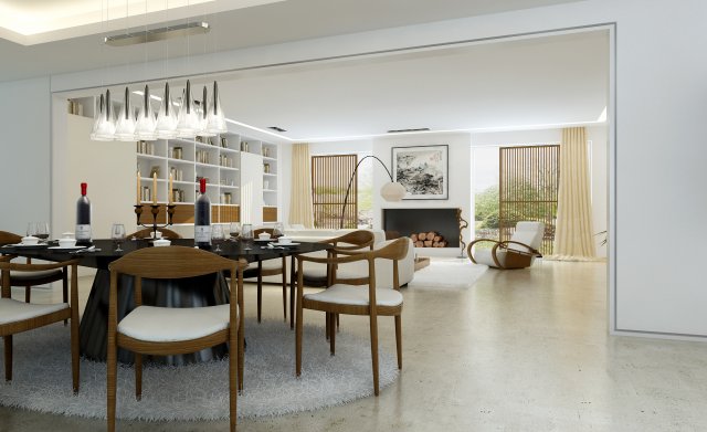 the luxurious modern living room 1862 3Dモデル .c4d .max .obj .3ds .fbx .stl .blend 