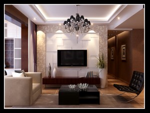 the luxurious modern living room is 1865 3D Модель