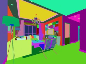 the luxurious modern living room is 1865 3D Model
