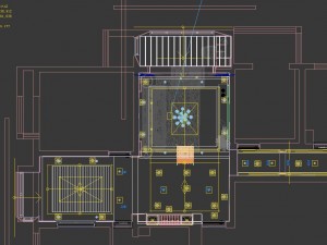 the luxurious modern living room is 1865 Modello 3D