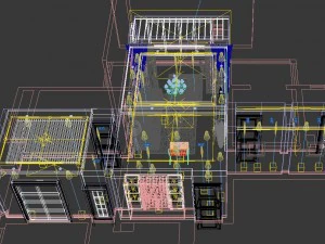 the luxurious modern living room is 1865 3D Model