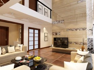 デラックスモダンリビングルーム1866 3Dモデル