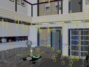 deluxe modern living room 1866 3D 모델