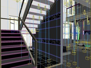 deluxe modern living room 1866 3D 모델