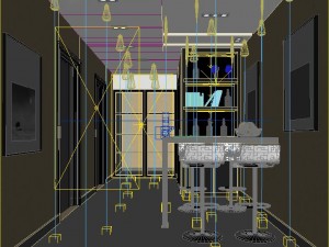 deluxe modern living room 1866 3D 모델