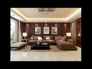 the luxurious modern living room is 1867 3D Model