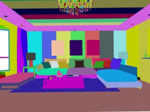 the luxurious modern living room is 1867 3D Модель