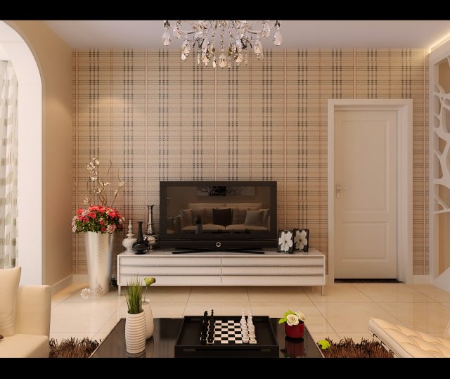the luxurious modern living room is 1869 Modelo 3D .c4d .max .obj .3ds .fbx .stl .blend 