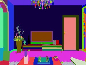 the luxurious modern living room is 1869 Modelo 3D