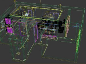 deluxe modern living room 1876 3D 모델