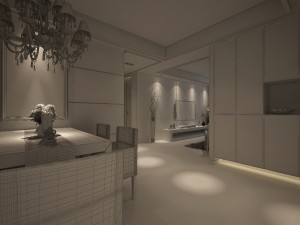 deluxe modern living room 1879 3Dモデル