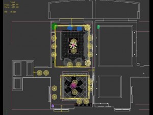 the luxurious modern living room is 1882 Modello 3D