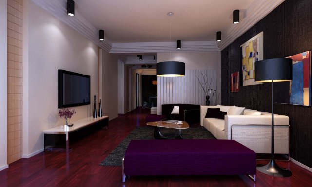deluxe modern living room 1886 Modelo 3D .c4d .max .obj .3ds .fbx .stl .blend 