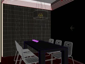 deluxe modern living room 1886 3D Model