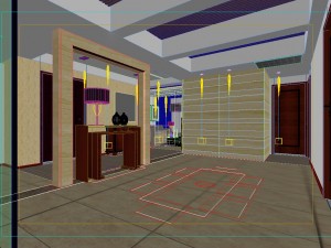 deluxe modern living room 1887 Modèle 3D