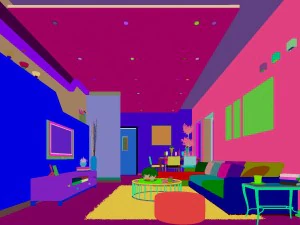 deluxe modern living room 1889 3D Model