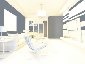 deluxe modern living room 1892 3Dモデル
