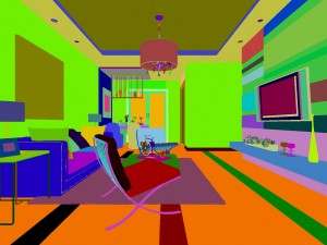 deluxe modern living room 1892 3Dモデル