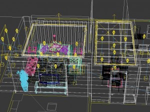 the luxurious modern living room is 1894 3D Model