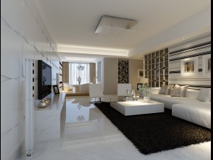 deluxe modern living room 1896 3D 모델