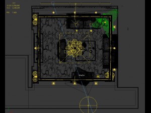 fancy european living room 1734 3D Модель