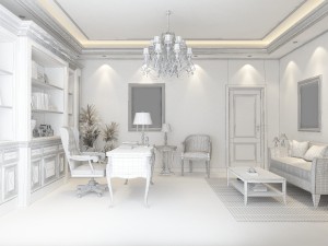 family office study 1808 3D Model