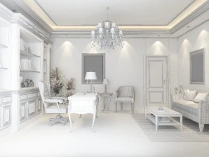 family office study 1808 3D Model