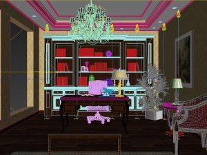 family office study 1808 3D Model